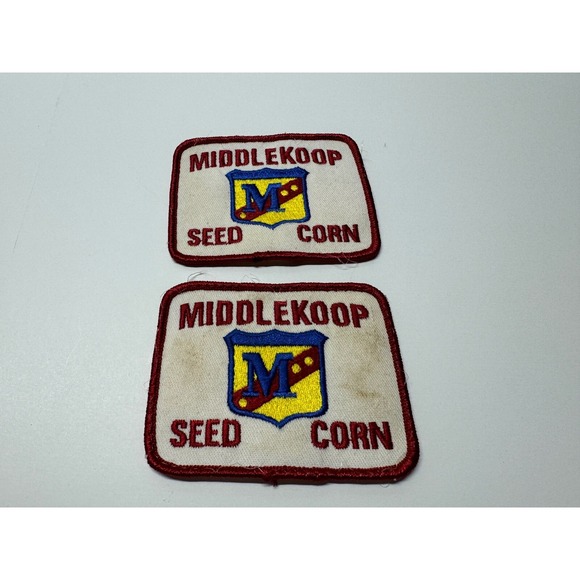2 Vtg Middlekoop Seed Corn ~ Farming Agriculture Planting Patch ~ Packwood Iowa - Picture 6 of 9